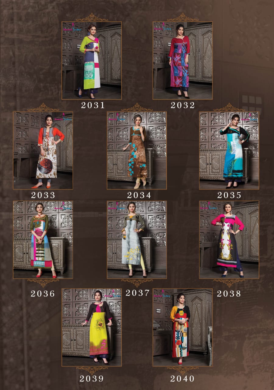Melody Vol-2 Manisha Fashion Designer Rayon Kurti Melody Vol-2 Manisha Fashion Designer Rayon Kurti
